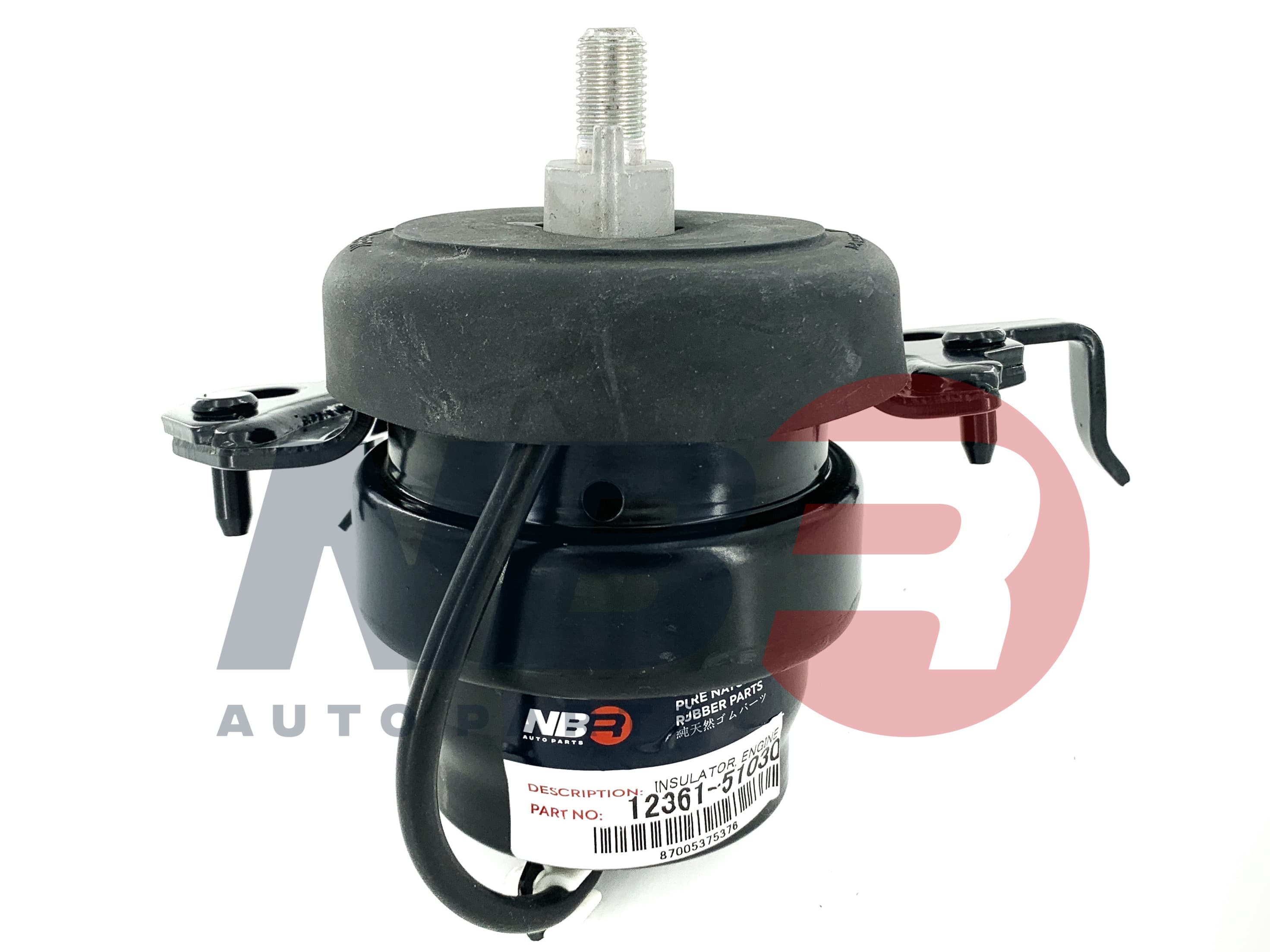 Front Right Hydraulic Engine Mount 12361-51030 for Toyota Land Cruiser 200 Lexus LX450d 1VD-FTV 4.5L Diesel | Malaysian Hydraulic Oil | NBR Auto Parts