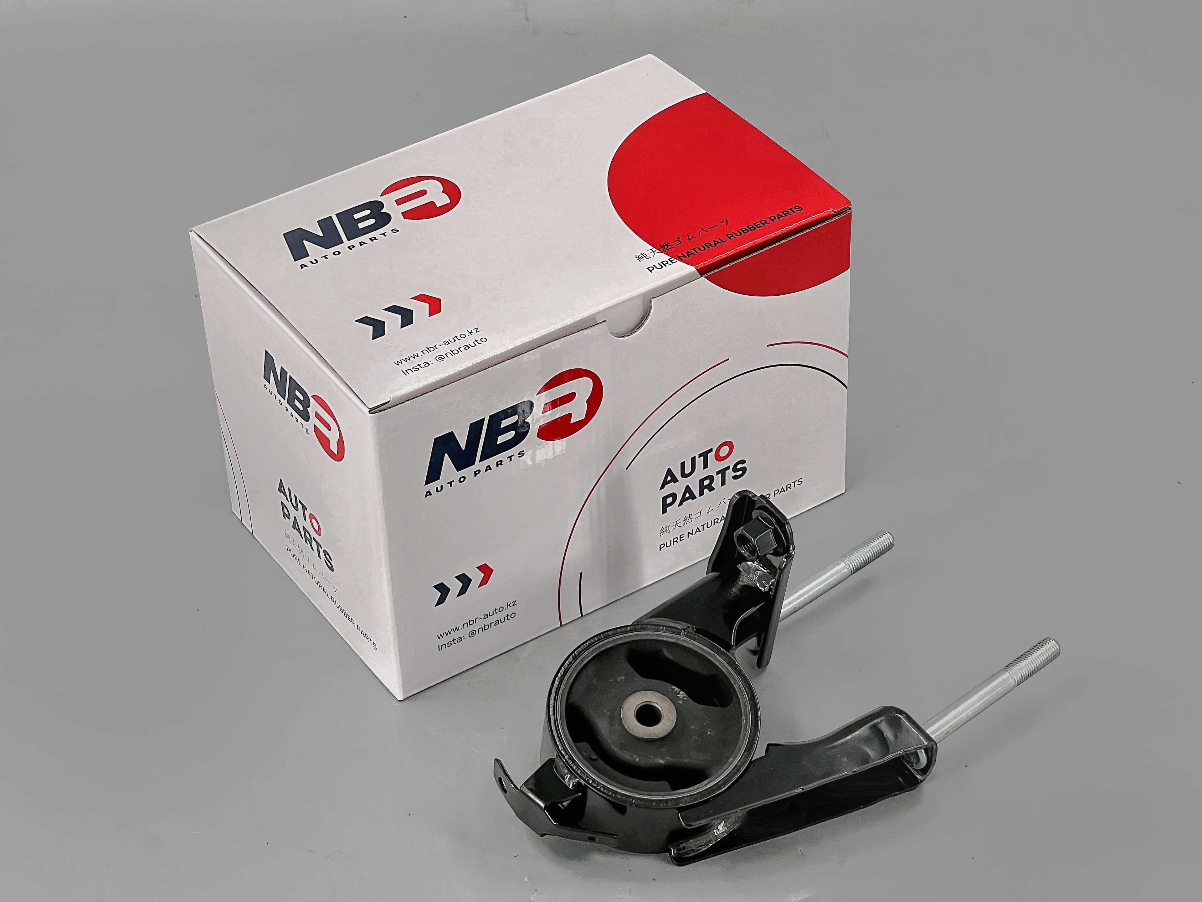 Rear Engine Mount — Toyota Yaris / Vitz / Echo / Platz / Funcargo / bB / Probox / Vios / Scion xA xB — NBR 12371-23010N
