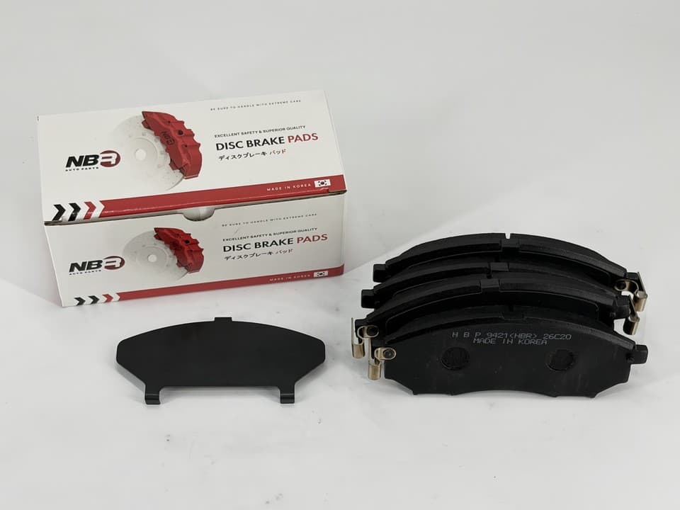 NBR NBP9421 Front Brake Pad Set for Infiniti, Nissan, Mitsubishi and Renault