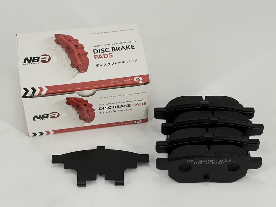 NBP4902 NBR NBP4902 Rear Brake Pad Set for Toyota and Other Vehicles