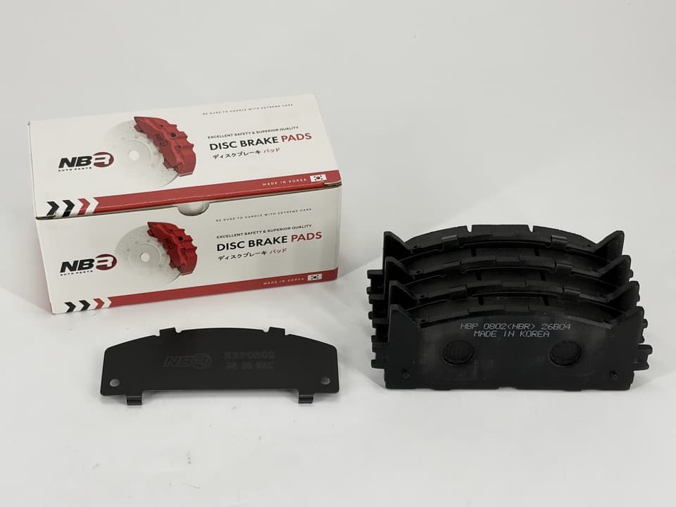 NBR NBP0802 Front Brake Pad Set for Toyota, Lexus and Daihatsu