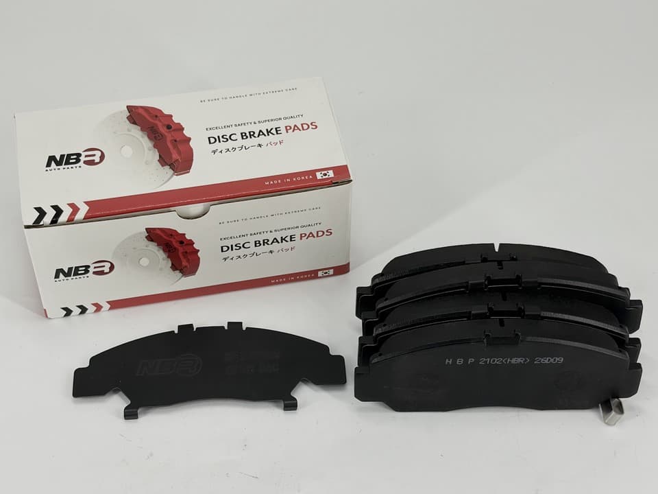 NBR NBP2102 Front Brake Pad Set for Acura and Honda