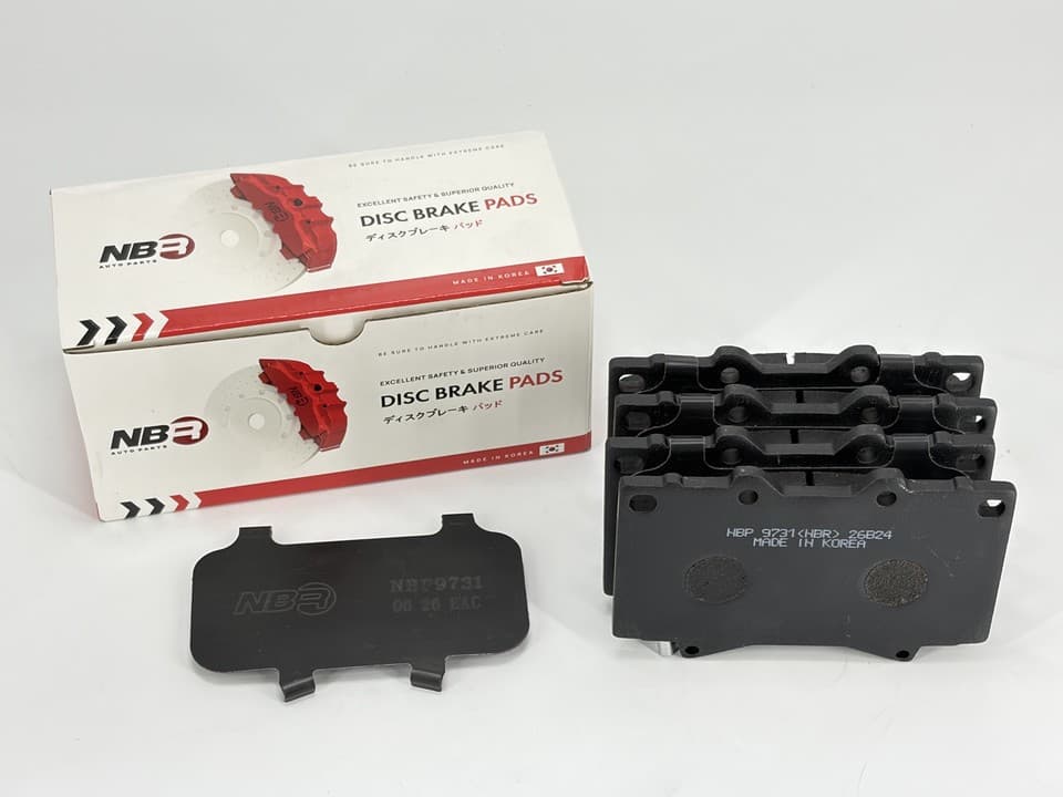 NBR NBP9731 Front Brake Pad Set for Toyota and Lexus