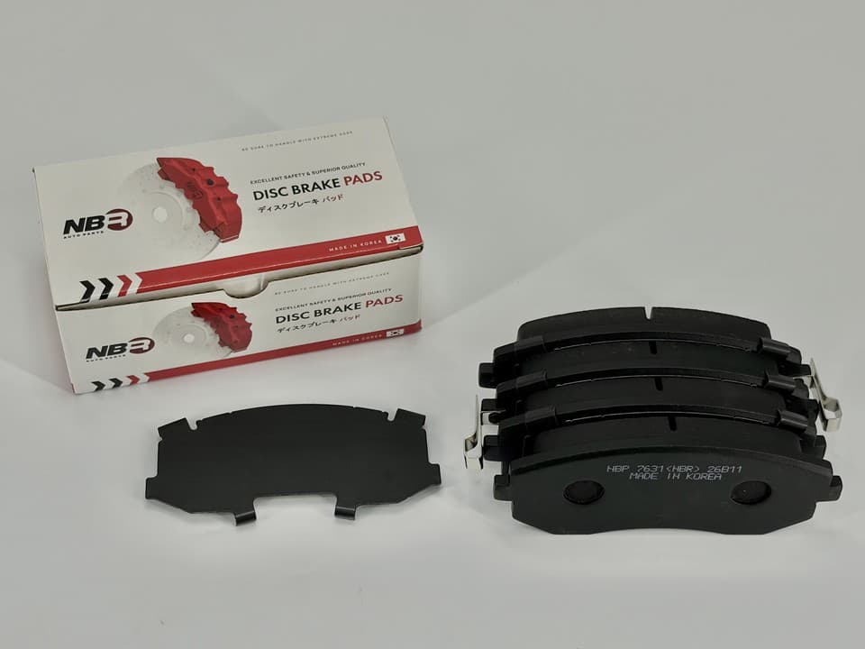 NBR NBP7631 Front Brake Pad Set for Subaru, Toyota and Scion