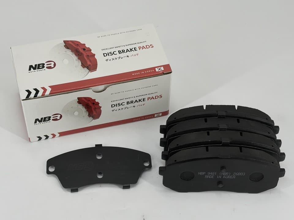 NBR NBP9481 Front Brake Pad Set for Hyundai and Kia