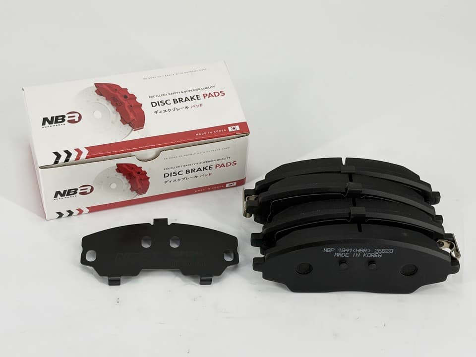 NBR NBP1841 Front Brake Pad Set for Chevrolet Aveo, Cobalt, Optra, Sonic, Spin and Ravon R4