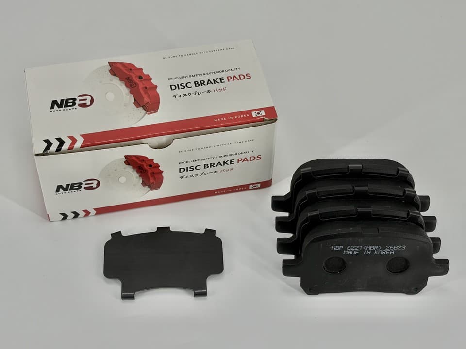 NBR NBP6221 Front Brake Pad Set for Toyota, Lexus and Daihatsu