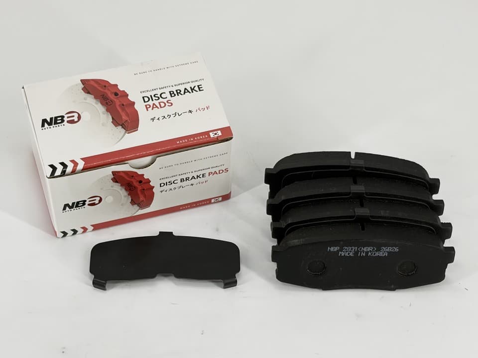 NBR NBP2831 Rear Brake Pad Set for Lexus and Toyota