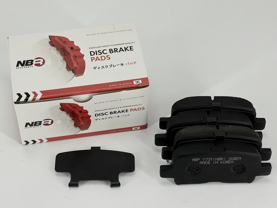 NBR NBP1731 Rear Brake Pad Set for Acura and Honda