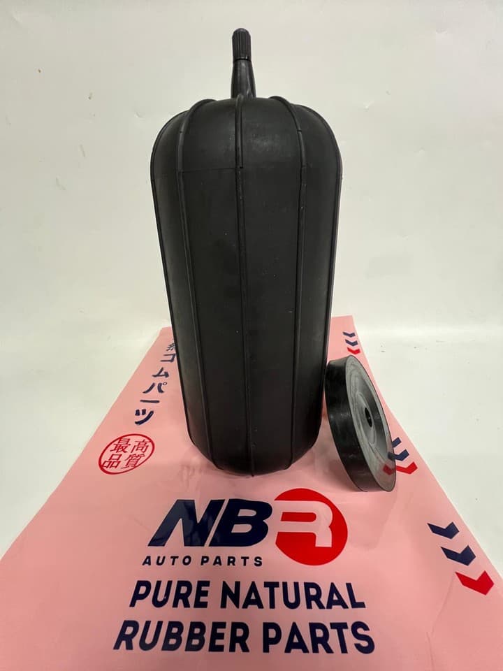 Heavy-Duty In-Coil Air Spring Bag Kit 230 x 110 mm, End Valve | NBR NBR-230110SN