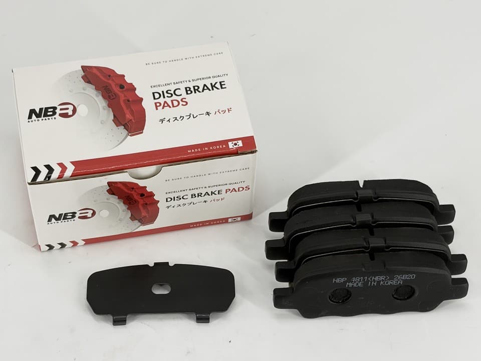NBP4811 NBR NBP4811 Rear Brake Pad Set for Infiniti, Nissan and Other Vehicles