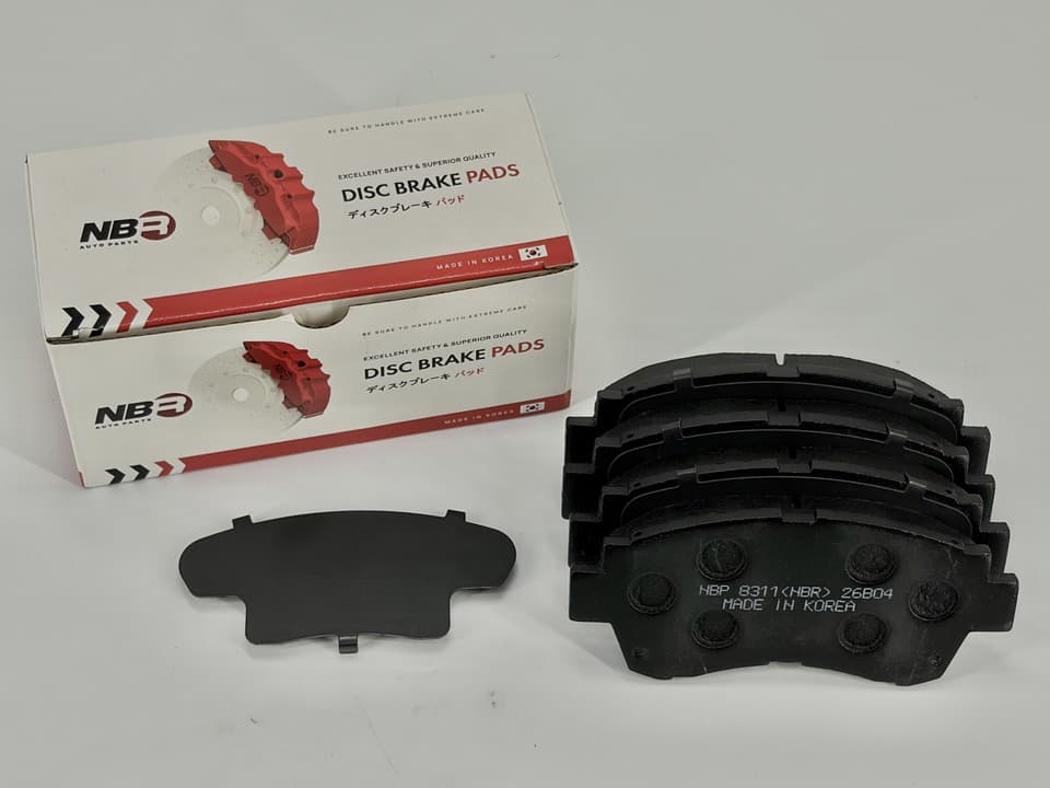NBR NBP8311 Front Brake Pad Set for Toyota and Lexus
