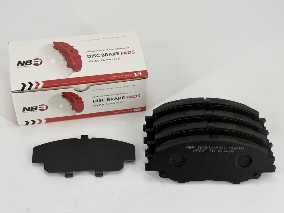 NBR NBP0434 Front Brake Pad Set for Toyota and Lexus