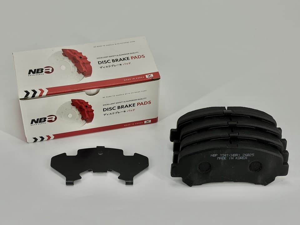 NBR NBP1541 Front Brake Pad Set for Nissan and Suzuki