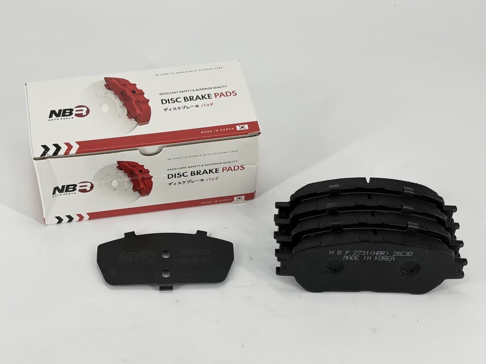 NBR NBP2731 Front Brake Pad Set for Lexus and Toyota