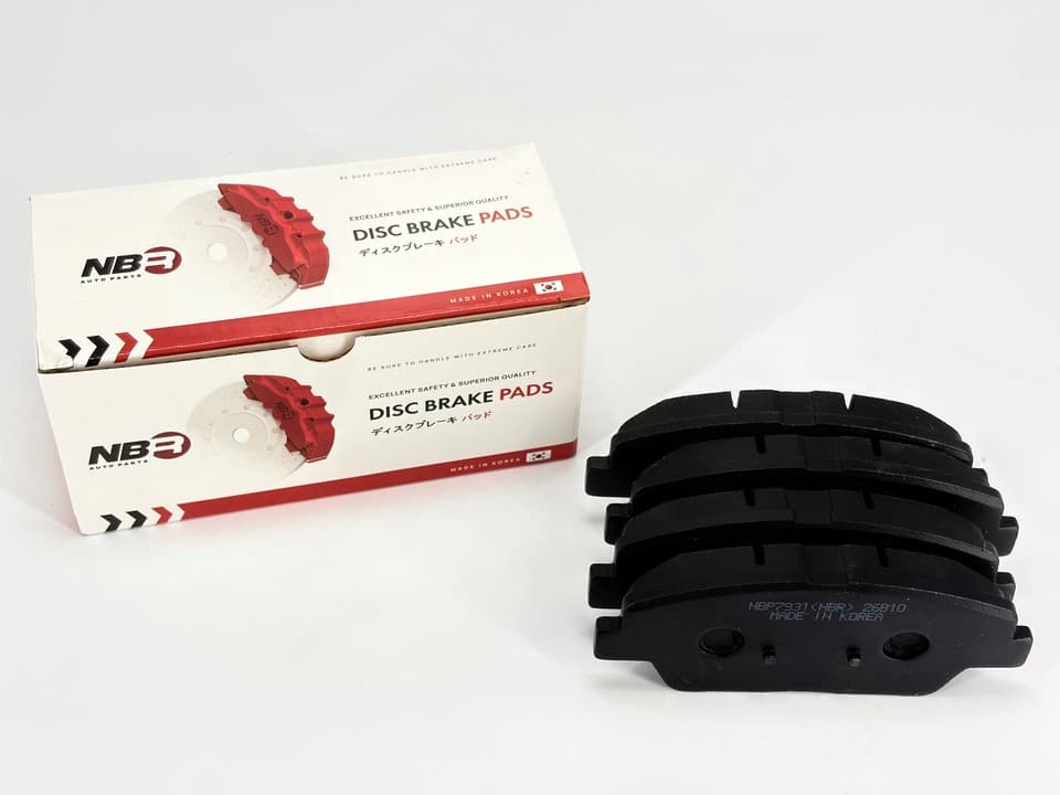 NBR NBP7931 Front Brake Pad Set for Kia K5 and Optima