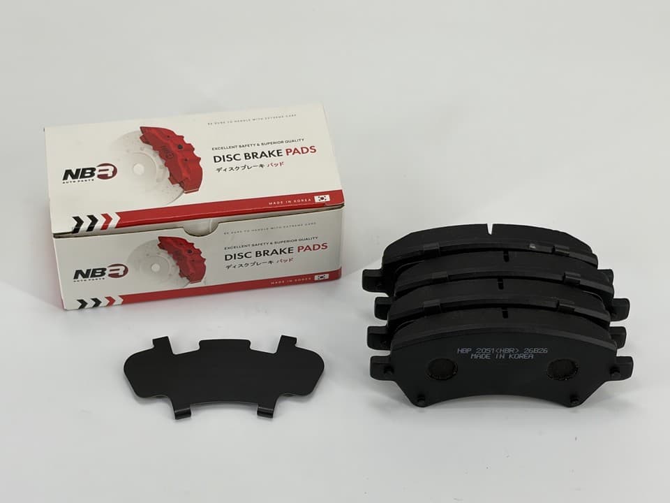 NBR NBP2051 Front Brake Pad Set for Toyota Corolla