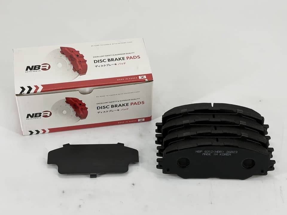 NBR NBP8312 Front Brake Pad Set for Toyota, Lexus, Pontiac, Scion and GAC