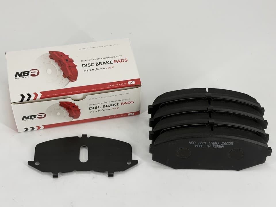 NBR NBP1721 Front Brake Pad Set for Honda Lagreat and Odyssey
