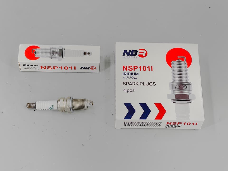 NBR NSP-101I Iridium Spark Plug Set of 4 BKR6EIX-11 for Toyota, Lexus, Nissan and Japanese Vehicles