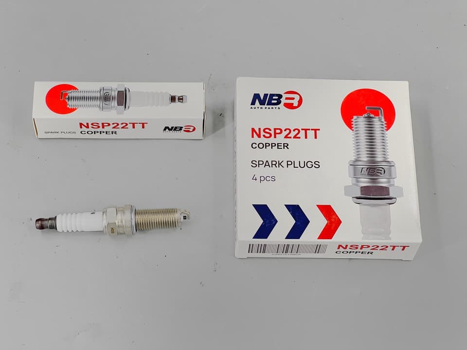 NBR NSP22TT TwinTip Nickel Spark Plug XUH22TT for Hyundai and Kia Vehicles