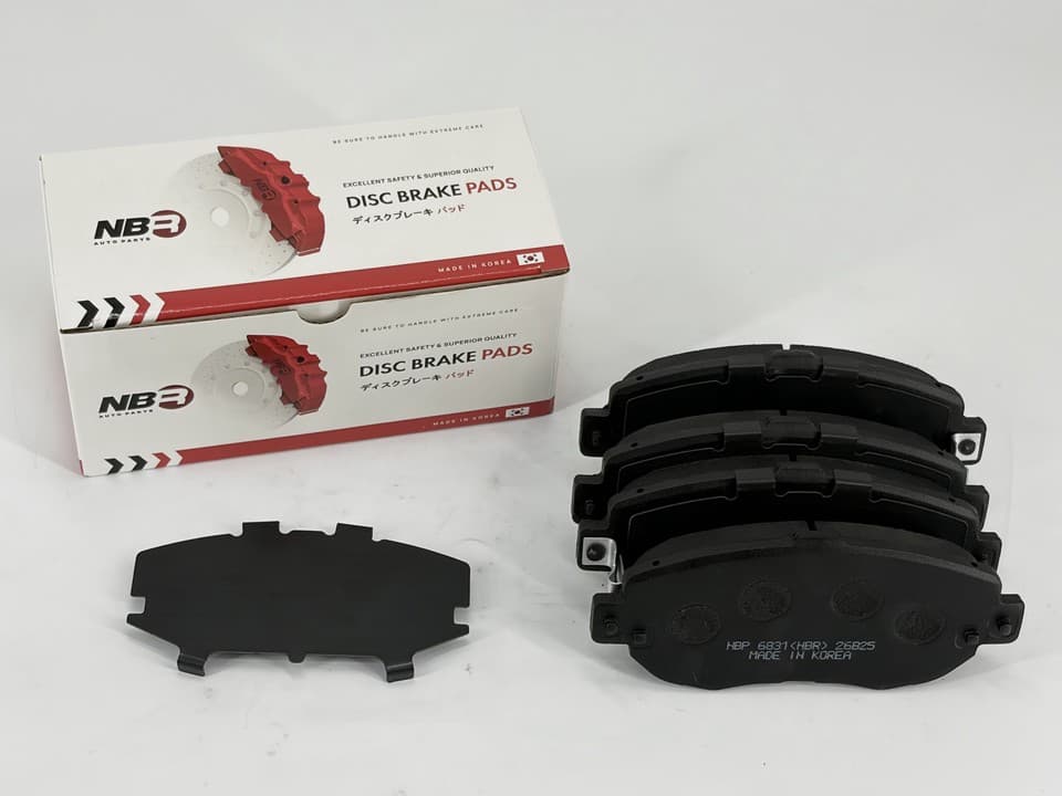 NBR NBP6831 Front Brake Pad Set for Lexus and Toyota