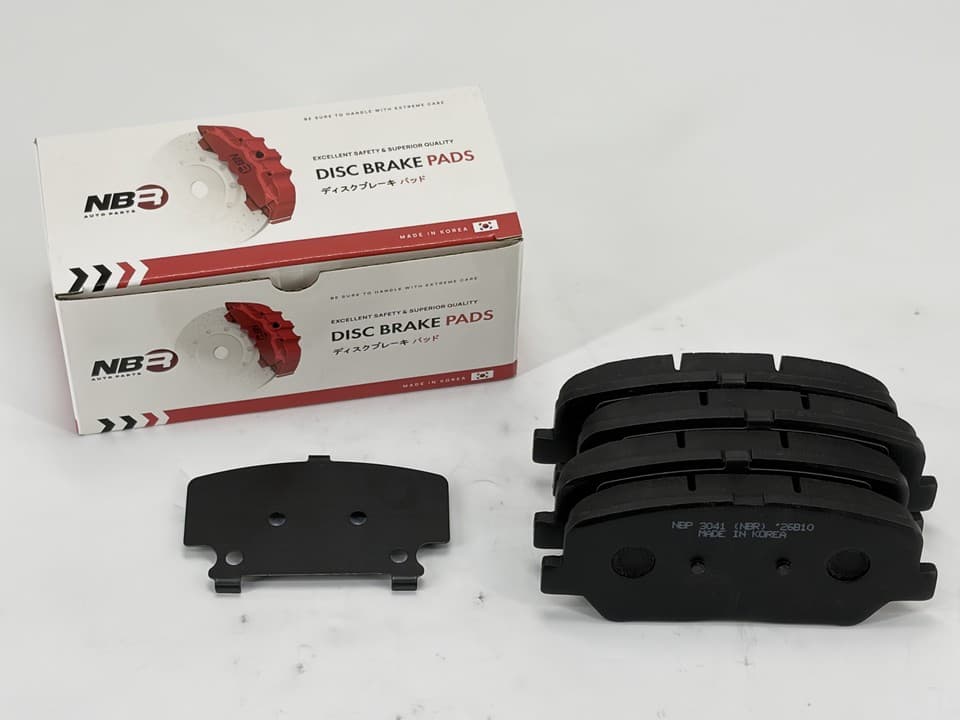 NBR NBP3041 Front Brake Pad Set for Hyundai and Kia