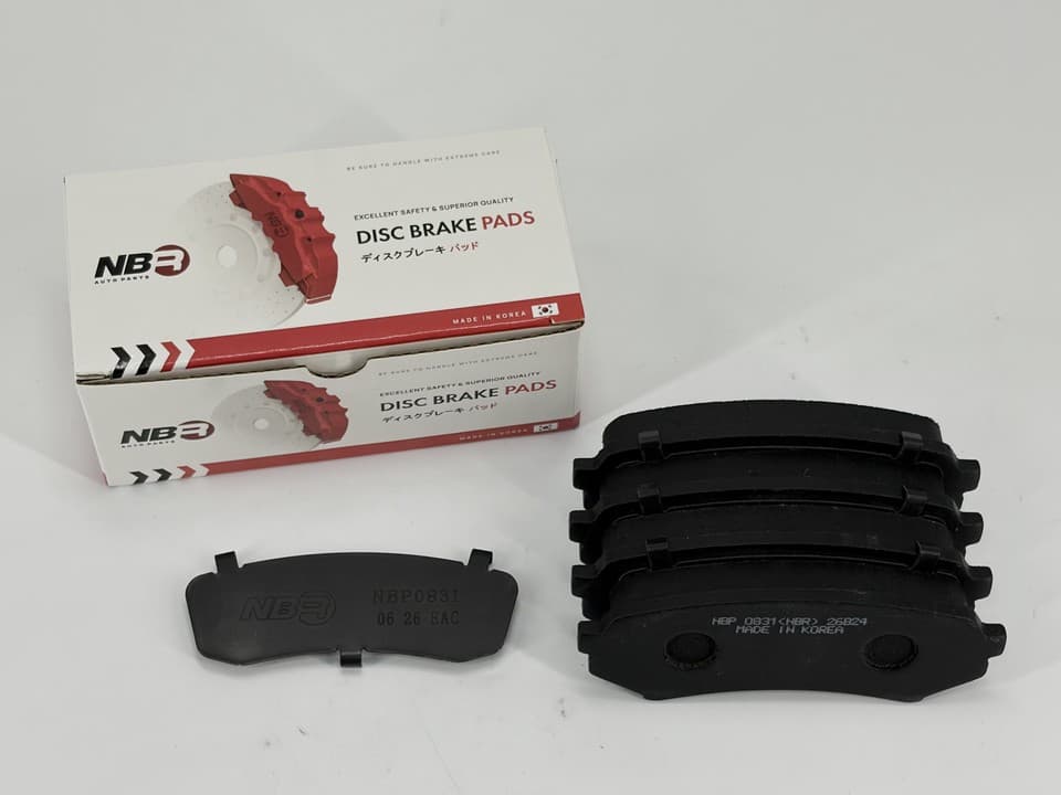 NBR NBP0831 Rear Brake Pad Set for Toyota Land Cruiser 100 and Lexus LX470