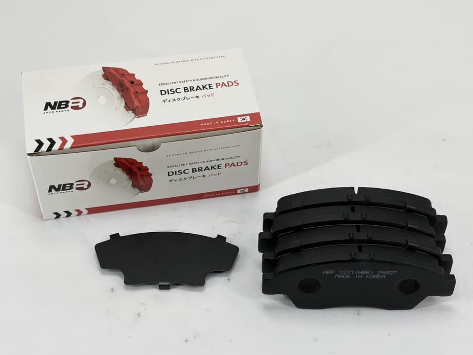 NBR NBP1221 Front Brake Pad Set for Honda, Acura and Isuzu