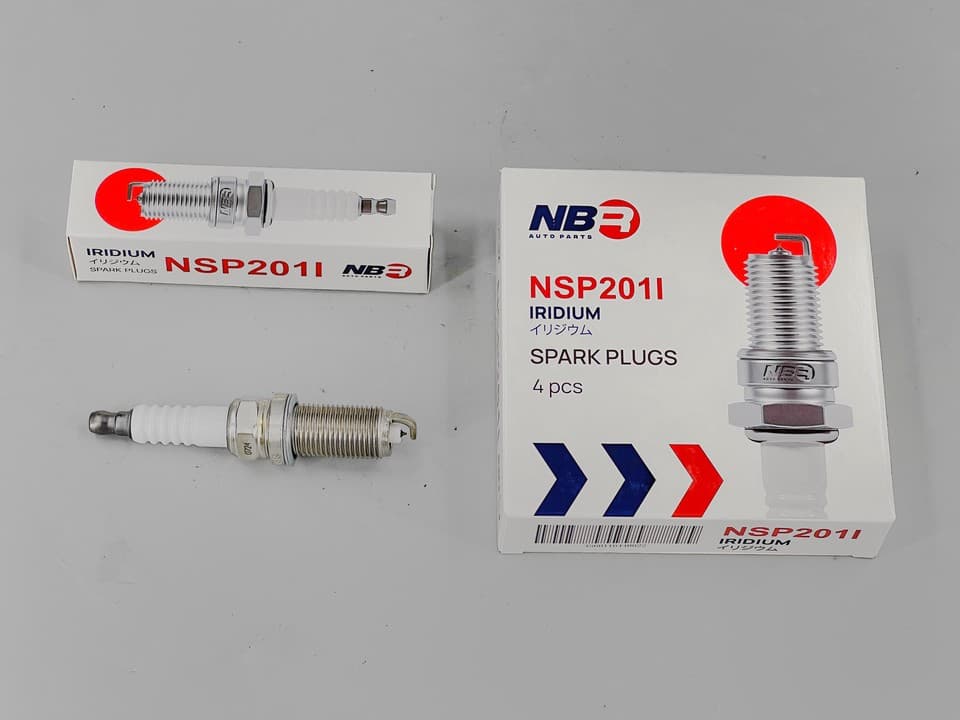 NBR NSP-201I Iridium Spark Plug Set of 4 LFR6AIX-11 for Toyota, Lexus and Japanese Vehicles