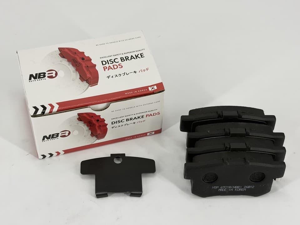 NBR NBP6701R Rear Brake Pad Set for Acura, Honda, Dongfeng, Great Wall, Haval and Rover
