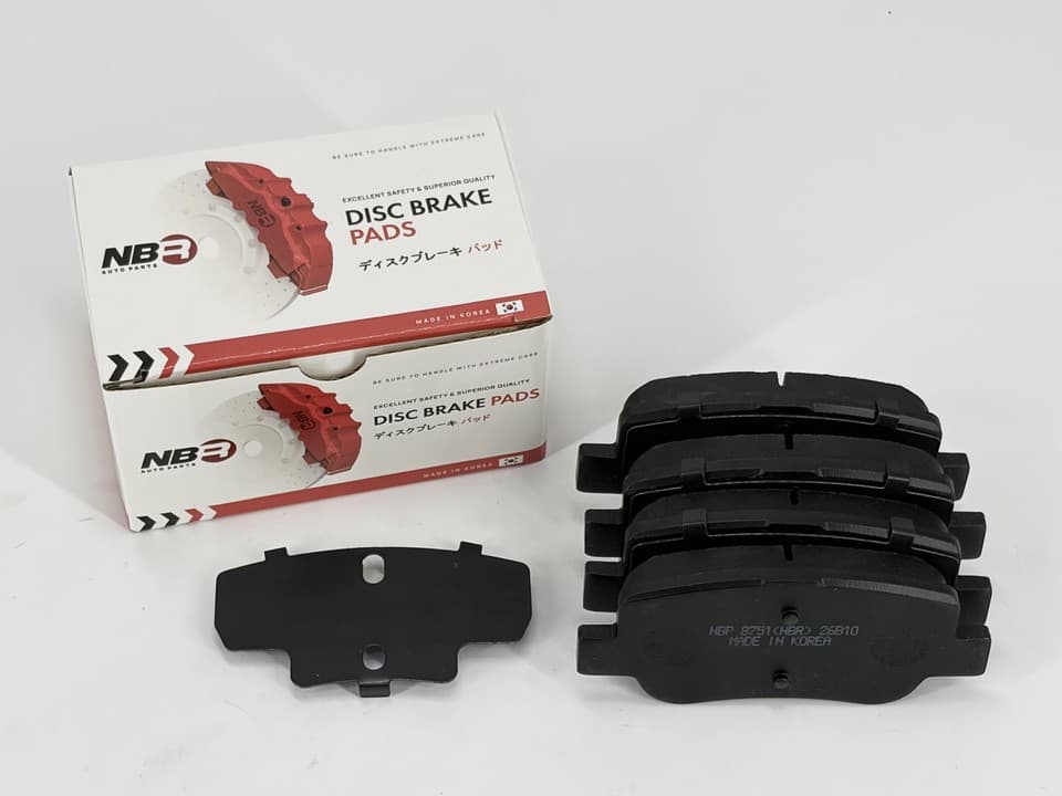 NBR NBP8751 Rear Brake Pad Set for Toyota Avensis