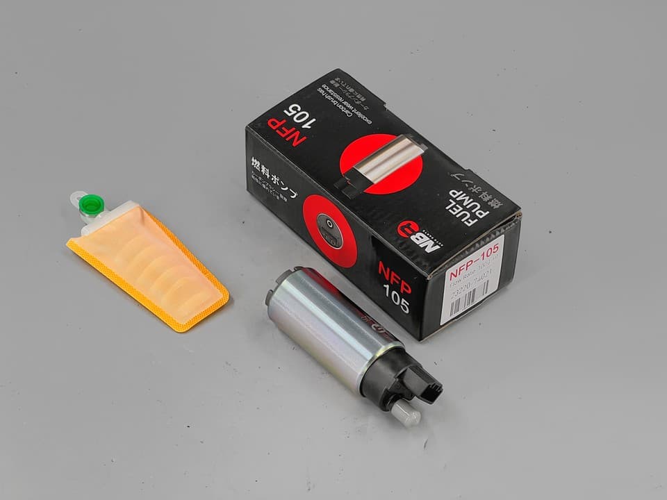 NBR NFP-105 Electric In-Tank Fuel Pump for Toyota, Lexus, Honda, Mazda, Mitsubishi, Subaru, Isuzu, Hyundai