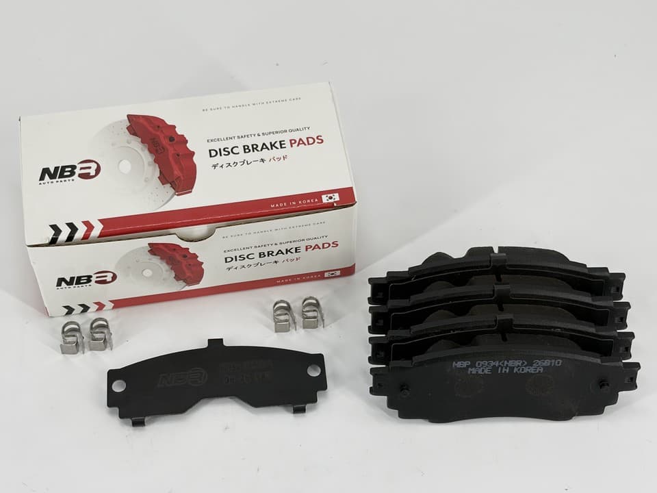 NBR NBP9034 Rear Brake Pad Set for Lexus and Toyota