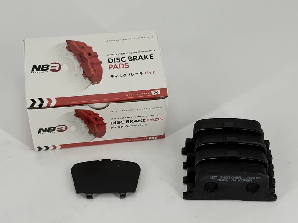 NBR NBP2402 Rear Brake Pad Set for Daihatsu, Lexus, Lifan, Scion and Toyota