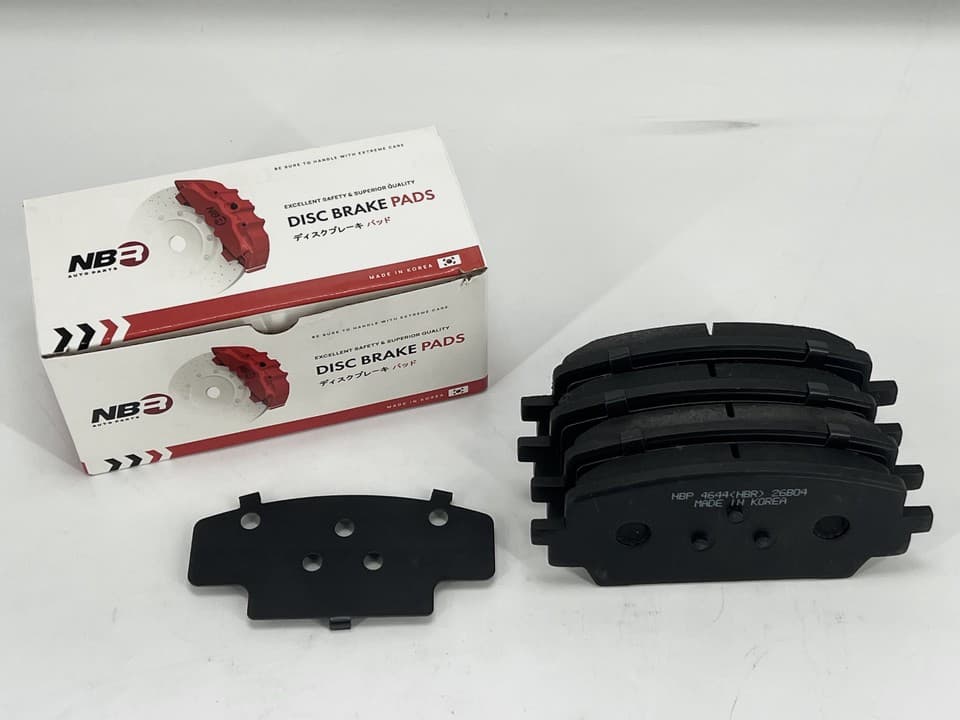 NBP4644 NBR NBP4644 Front Brake Pad Set for Genesis, Hyundai and Kia
