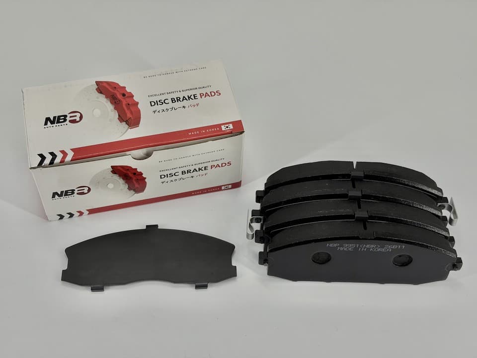 NBR NBP9951 Front Brake Pad Set for Nissan Patrol