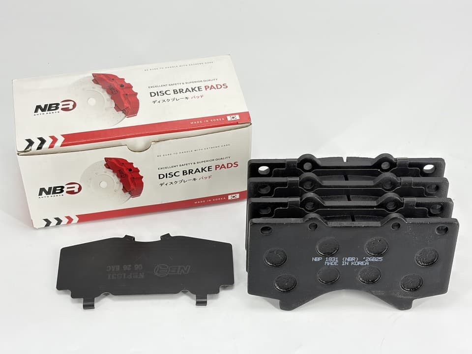 NBR NBP1831 Front Brake Pad Set for Lexus and Toyota