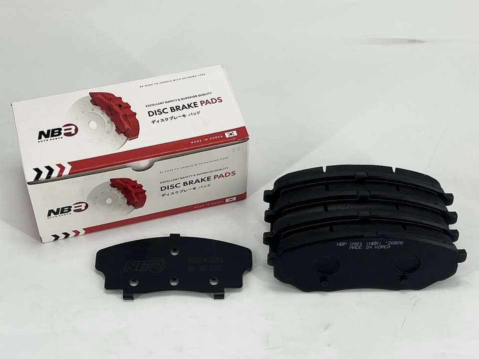 NBR NBP0961 Front Brake Pad Set for Kia Sorento and Hyundai Santa Fe
