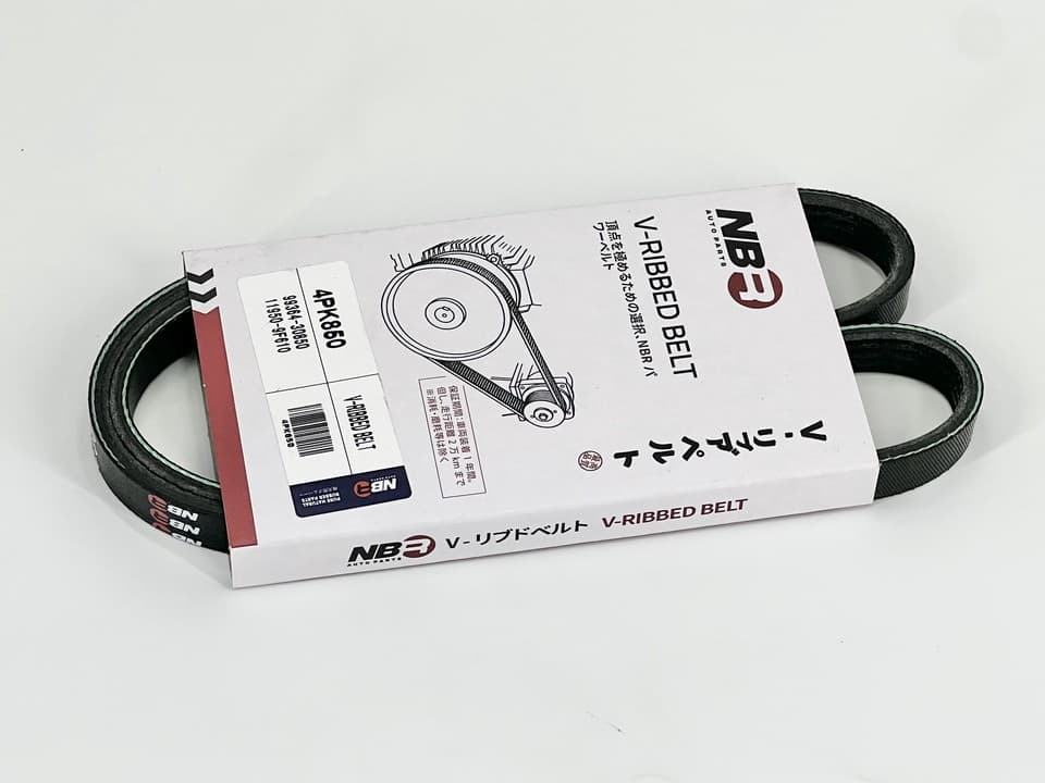 4PK850 NBR 4-Rib 850 mm Poly-V Belt