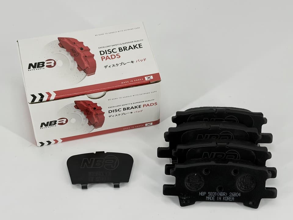 NBR NBP5831 Rear Brake Pad Set for Lexus and Toyota
