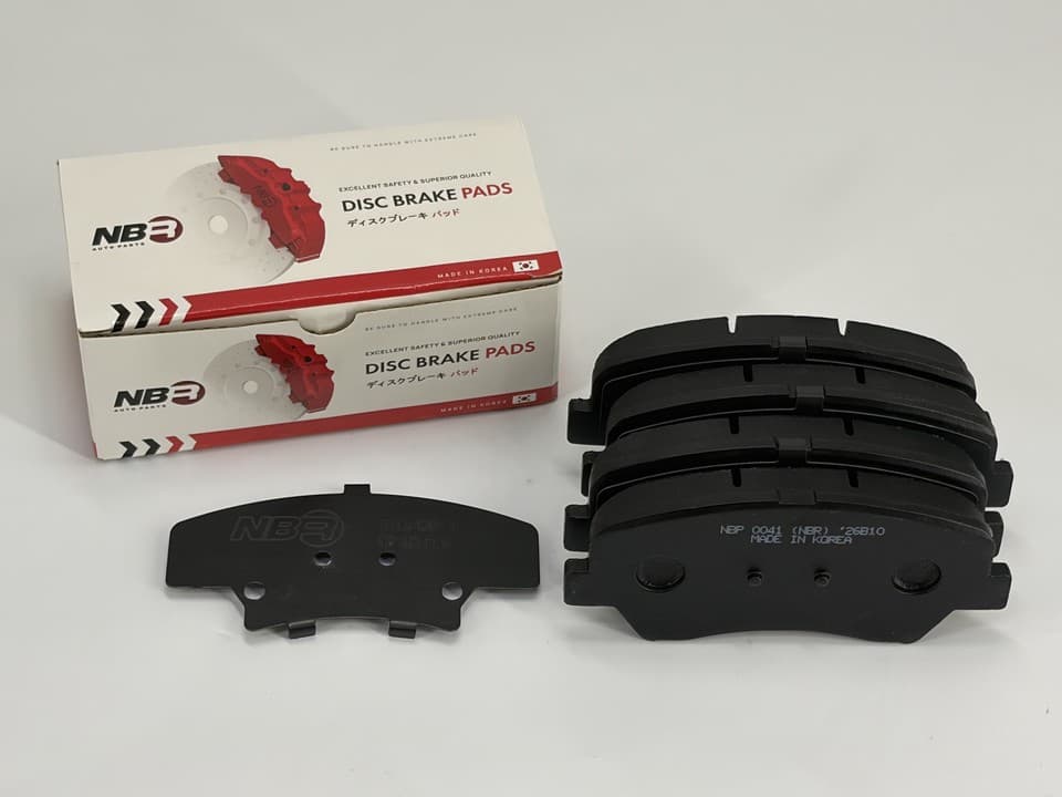 NBR NBP0041 Front Brake Pad Set for Hyundai and Kia