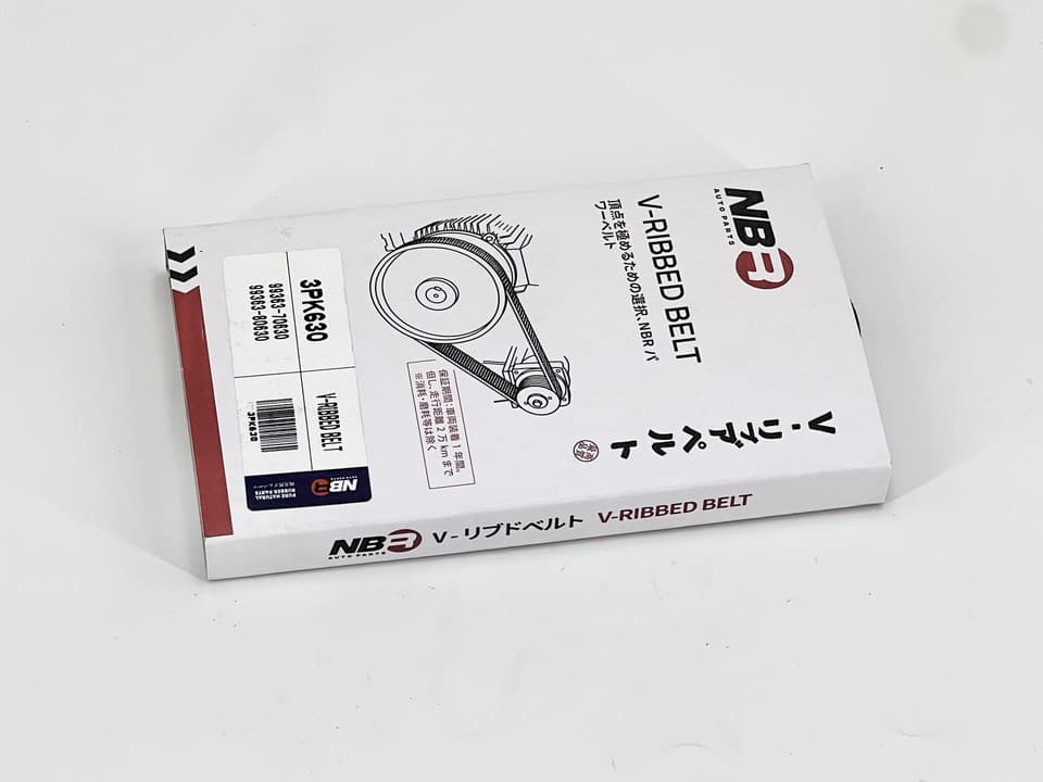 NBR 3PK630 V-Ribbed Accessory Drive Belt for Toyota