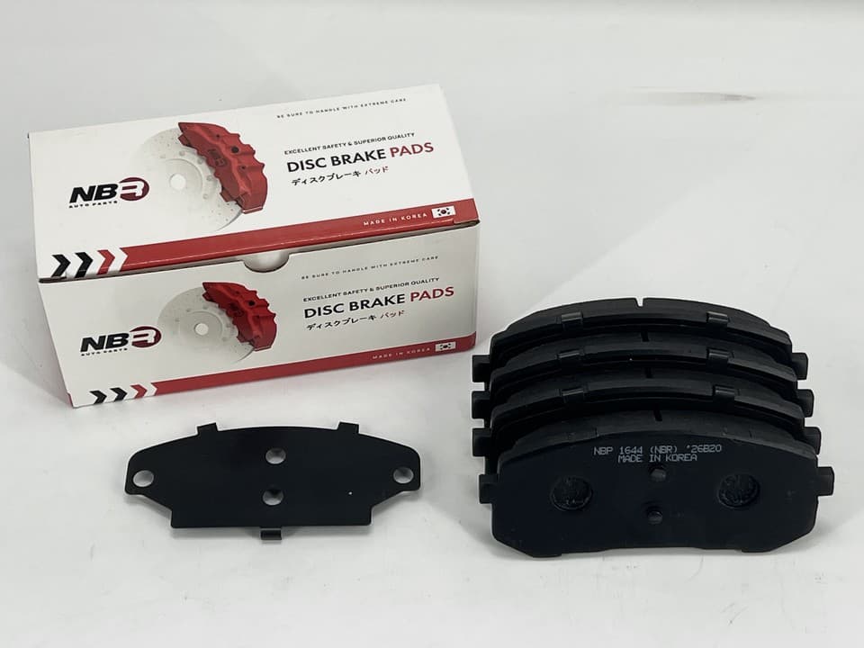 NBR NBP1644 Front Brake Pad Set for Hyundai and Kia