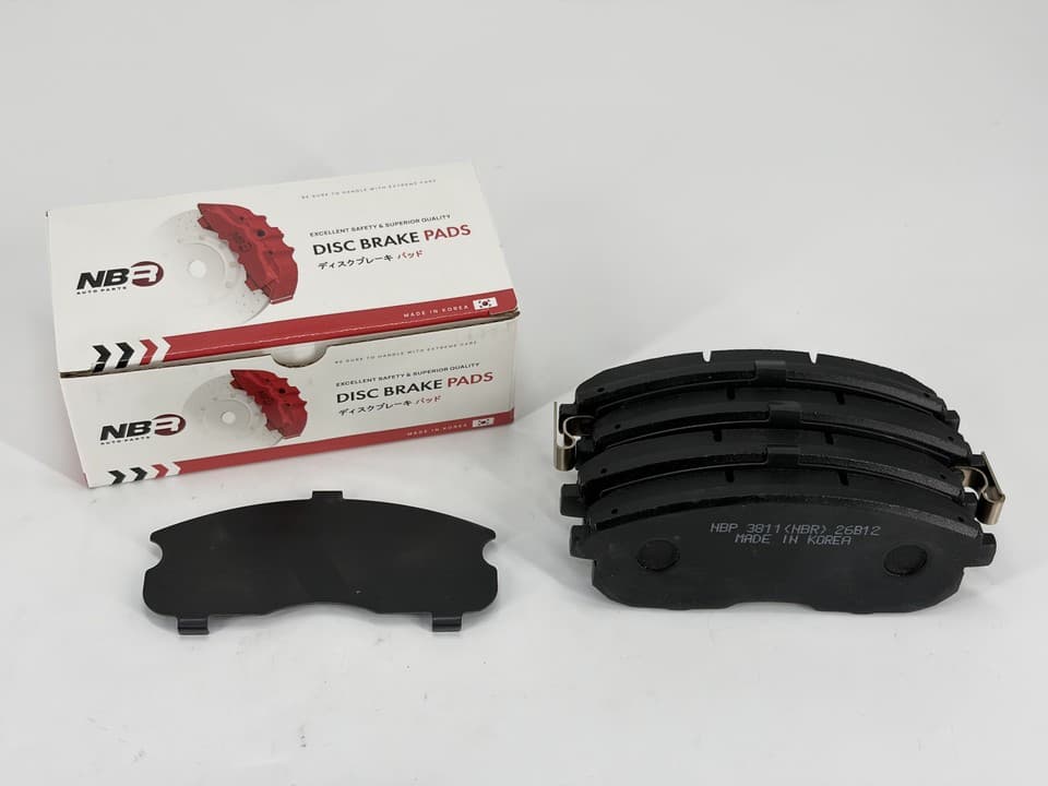 NBP3811 NBR NBP3811 Front Brake Pad Set for Nissan, Infiniti, Suzuki, Renault and Toyota