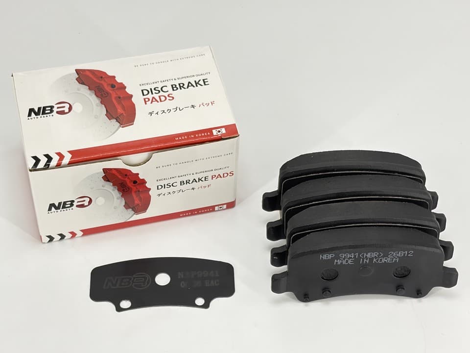 NBR NBP9941 Rear Brake Pad Set for Hyundai Azera, Grandeur and Aslan